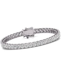 Diana M. Jewels - Diana M. Fine Jewelry 14K 9.00 Ct. Tw. Lab Grown Diamond Tennis Bracelet - Lyst
