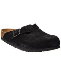 Birkenstock - Boston Bs Suede Clog - Lyst