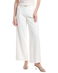 Tahari - Wide Leg Pleated Trouser - Lyst