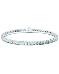 Lab Grown Diamonds - 14K 10.00 Ct. Tw. Lab-Grown Diamond Tennis Bracelet - Lyst
