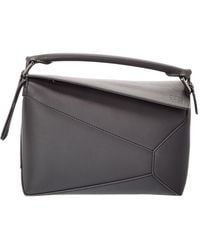 Loewe - Logo Leather Shoulder Bag - Lyst