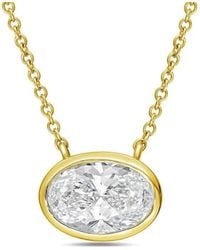 Diana M. Jewels - Diana M. 14K 4.00 Ct. Tw. Lab-Grown Diamond Pendant Necklace - Lyst