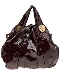 Gucci - Patent Leather Large Hysteria Tote (Authentic Pre-Owned) - Lyst