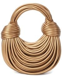 Tiffany & Fred Paris - Smooth Metallic Leather Top-Handle Bag - Lyst