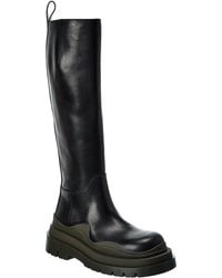 Bottega Veneta - The Tire High Leather Boot - Lyst