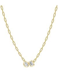 Lab Grown Diamonds - 14K 1.80 Ct. Tw. Lab-Grown Diamond Necklace - Lyst