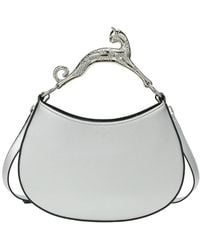 Tiffany & Fred Paris - Tiffany And Fred Paris Sculptural Panther Leather Shoulder Bag - Lyst