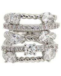 Juvell - 18K Plated Cz Ring - Lyst