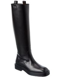 Tod's - Gomma 75 Leather Knee-High Boot - Lyst