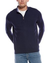 Tailorbyrd - Brushed Melange Super Soft 1/4-Zip Pullover - Lyst