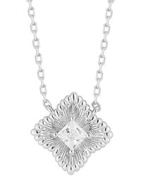 Glaze Jewelry - Cz Clover Necklace - Lyst