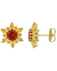 Rina Limor - 4.76 Ct. Tw. Madeira Citrine, Citrine Stud Earrings - Lyst
