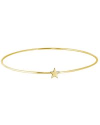 Jane Basch - 14k & 22k Over Silver Star Bangle - Lyst