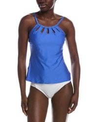 24th & Ocean - Solid Tankini Top - Lyst