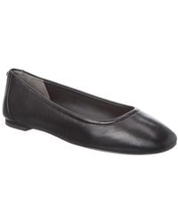Stuart Weitzman - Tammy Leather Ballet Flat - Lyst