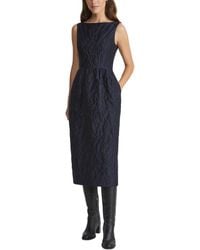 Lafayette 148 New York - Sleeveless Floral Midi Dress - Lyst