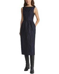 Lafayette 148 New York - Sleeveless Floral Midi Dress - Lyst