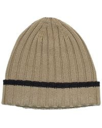 Portolano - Merino Wool Ribbed Beanie - Lyst
