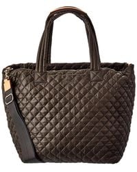 MZ Wallace - Large Metro Nylon & Leather Tote Deluxe - Lyst