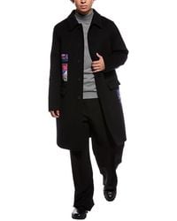 Valentino - Cappotto Wool Vaporwave Coat - Lyst