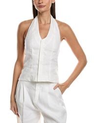 A.L.C. - Cora Linen-Blend Top - Lyst
