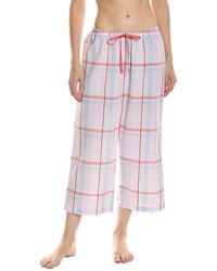 Hue - Seersucker Pajama Capri - Lyst