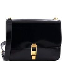 Saint Laurent - Patent Leather Carre Satchel Medium (Authentic Pre-Loved) - Lyst