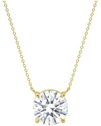 Lab Grown Diamonds - 14K 4.00 Ct. Tw. Lab-Grown Diamond Necklace - Lyst