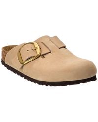 Birkenstock - Boston Narrow Big Buckle Leather Clog - Lyst