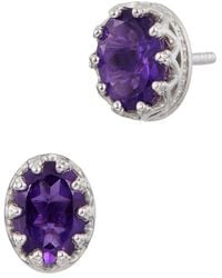 Savvy Cie - 1.60 Ct. Tw. Amethyst Stud Earrings - Lyst