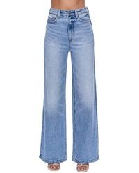 Pistola - Lana Break Wide Leg Jean - Lyst