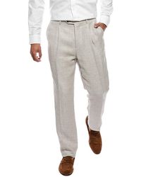 Brunello Cucinelli - Linen & Wool-Blend Trouser - Lyst