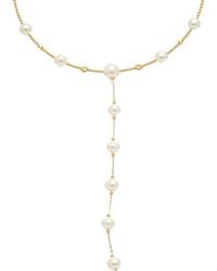 Maitre De Diamant - 18K 4.5-5Mm Pearl Necklace - Lyst