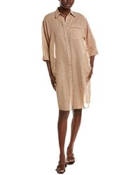 Brunello Cucinelli - Silk Shirtdress - Lyst