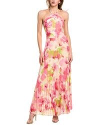 Julia Jordan - Printed Chiffon Maxi Dress - Lyst