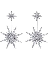 Eye Candy LA - Northstar Cz Crystal Drop Earrings - Lyst