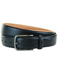 The British Belt Company Miller Leather Belt - Black