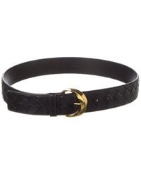 Bottega Veneta - Essential Twist Intrecciato Leather Belt - Lyst