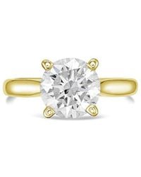 Diana M. Jewels - Diana M. 14K.00 Ct. Tw. Lab-Grown Diamond Solitaire Ring - Lyst