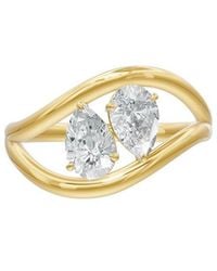 Lab Grown Diamonds - 18K Plated 1.08 Ct. Tw. Lab-Grown Diamond Ring - Lyst