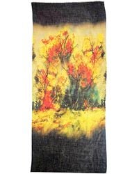Blue Pacific - Artisan Cashmere Scarf - Lyst