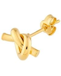HAWLEY ST - 14K Love Knot Earrings - Lyst