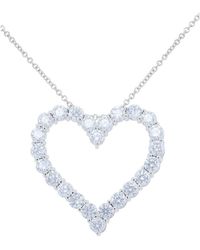 Diana M. Jewels - Fine Jewelry 18k 5.80 Ct. Tw. Diamond Necklace - Lyst