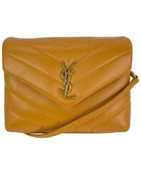 Saint Laurent - Leather Quilted Toy Loulou Crossbody (Authentic Pre-Loved) - Lyst
