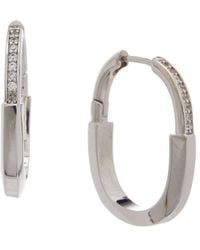 Juvell - 18K Plated Cz Huggie Earrings - Lyst