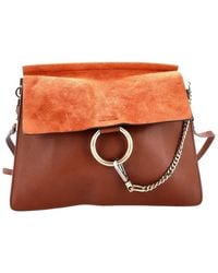 Chloé - Leather Faye Shoulder Bag Medium (Authentic Pre-Loved) - Lyst