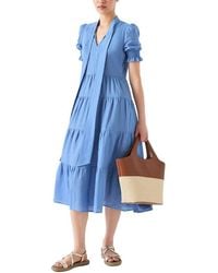 LK Bennett - Flo Linen Dress - Lyst