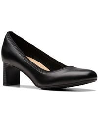 Clarks - Anelise Nora Leather Pump - Lyst