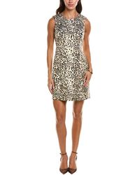 Tahari - Printed Mini Dress - Lyst