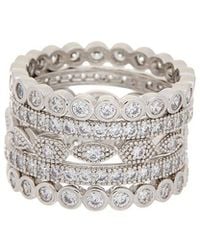 Juvell - 18K Plated Cz Ring - Lyst